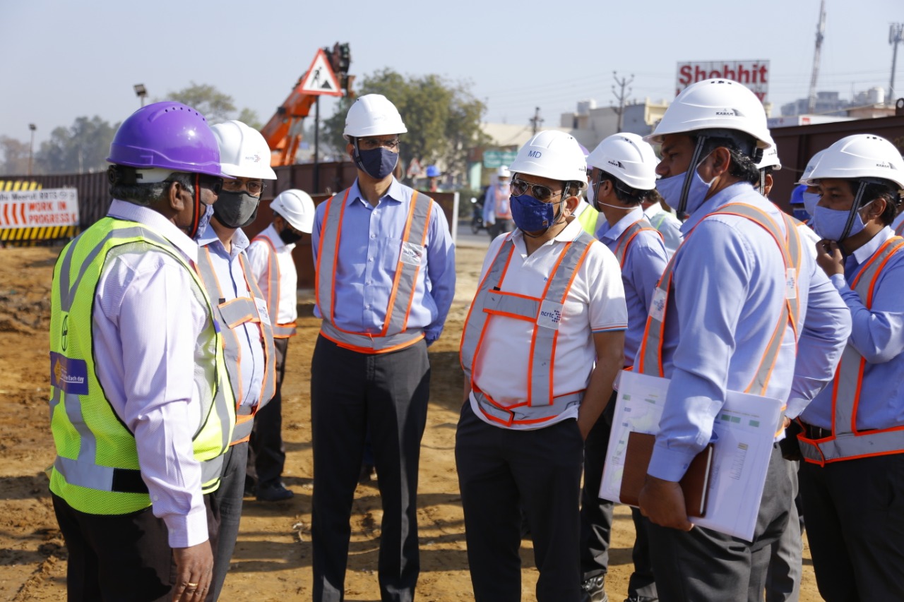 Inspection Of Delhi Ghaziabad Meerut Rrts By Md Shri Vinay Kumar Singh