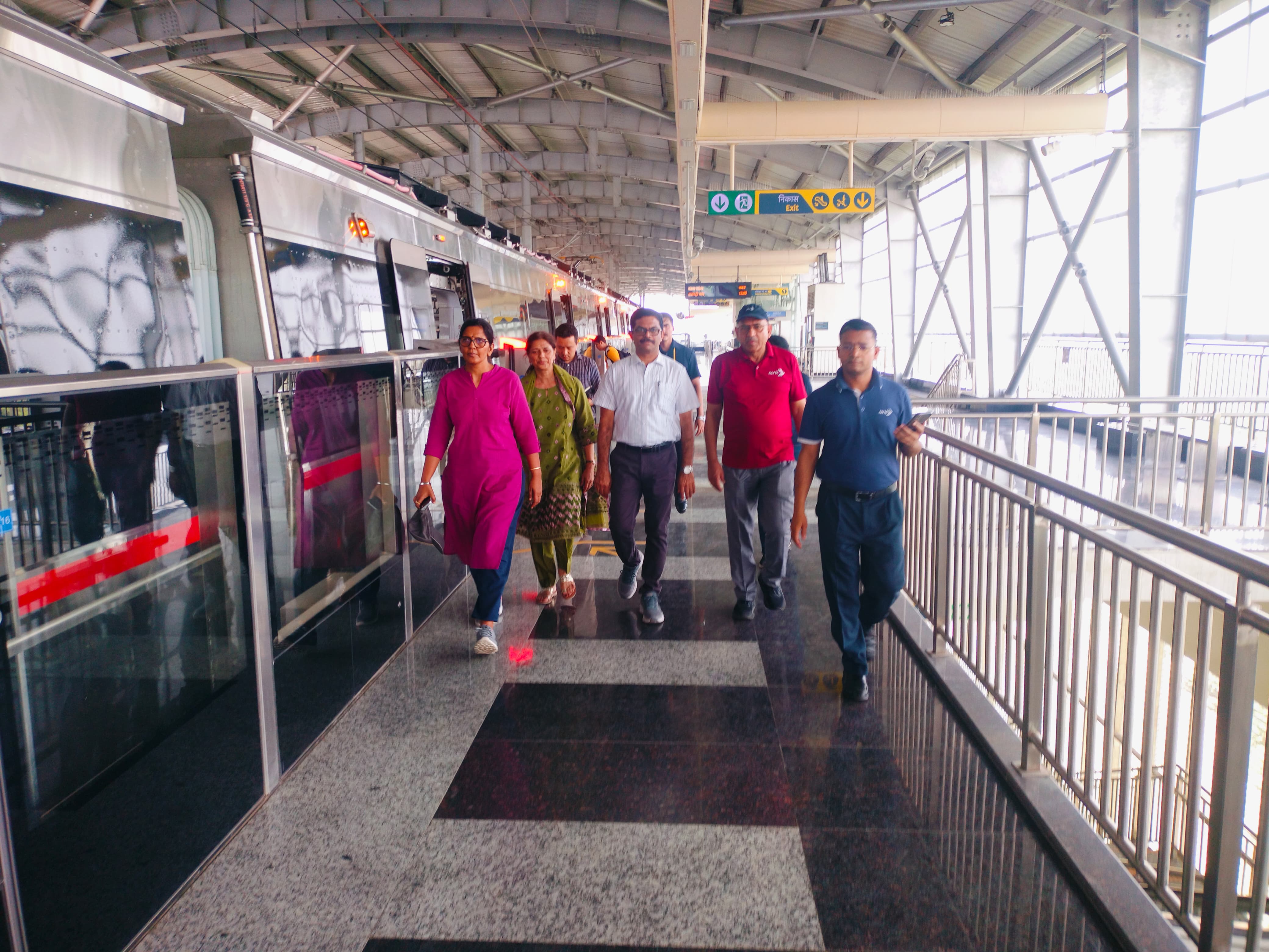 डीडीए के उपाध्यक्ष का दौरा