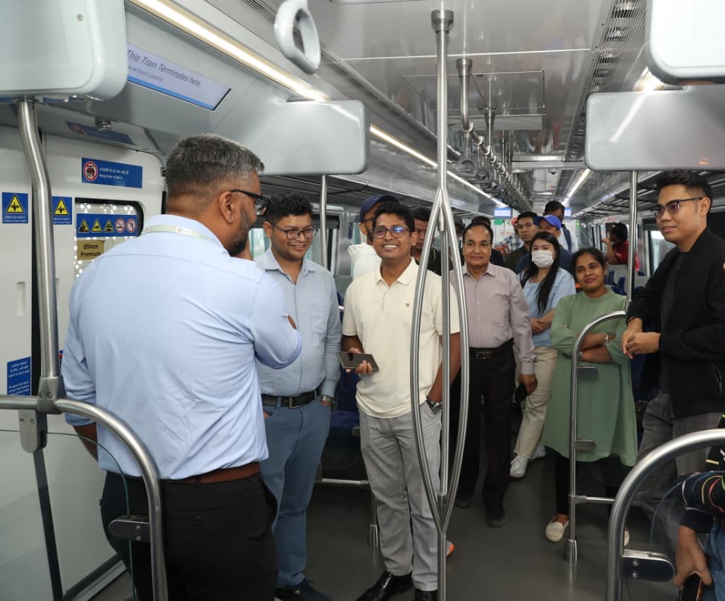 Transport experts from Asian countries visit Namo Bharat Corridor