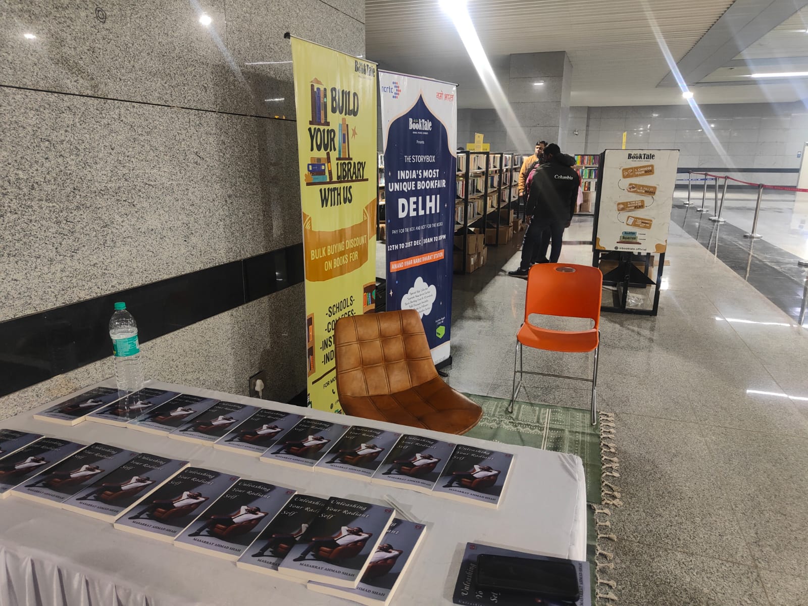 Book fair at Anand Vihar Namo Bharat Station