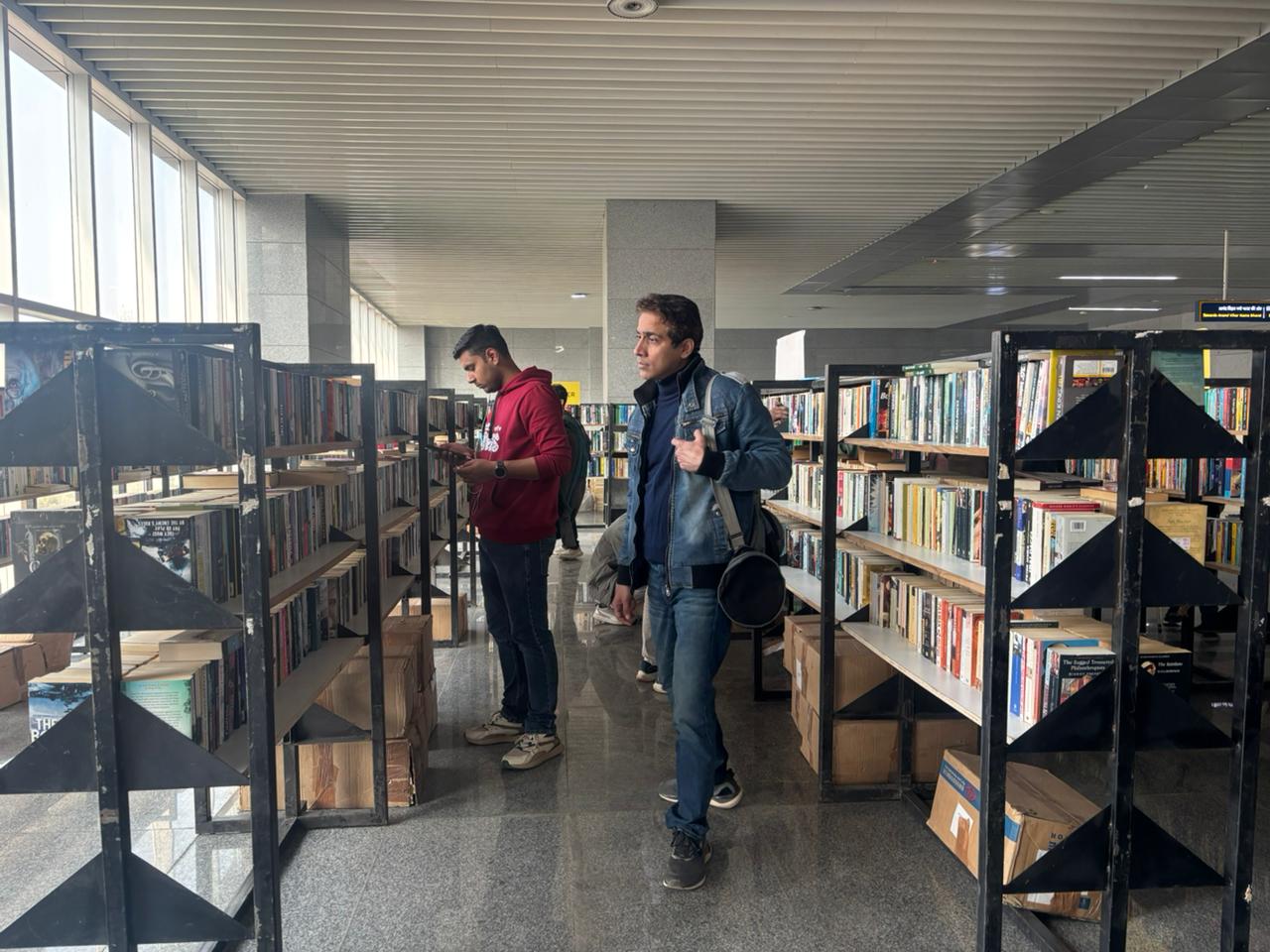 Book fair at Anand Vihar Namo Bharat Station