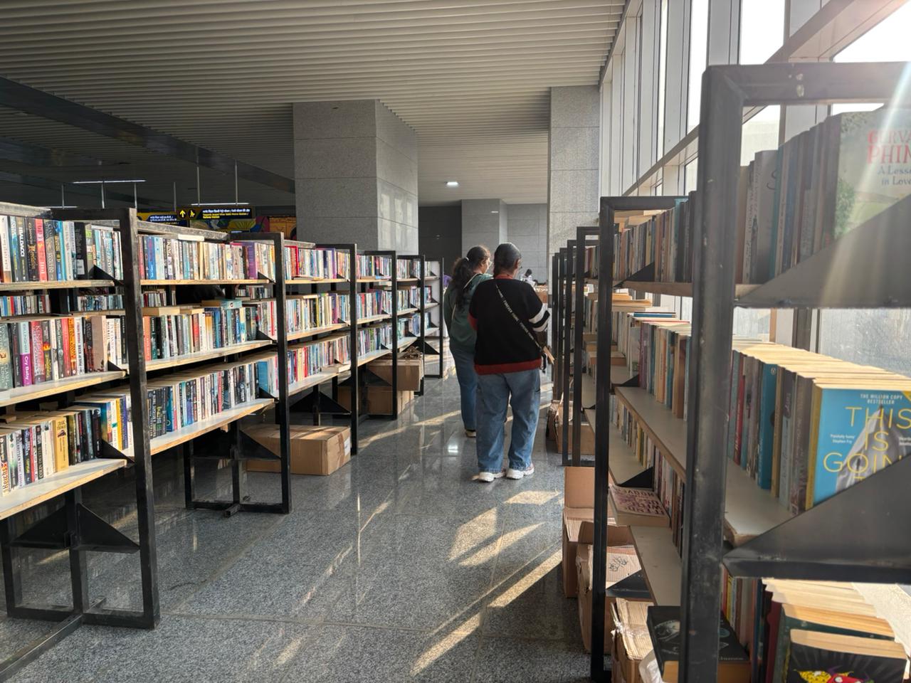 Book fair at Anand Vihar Namo Bharat Station