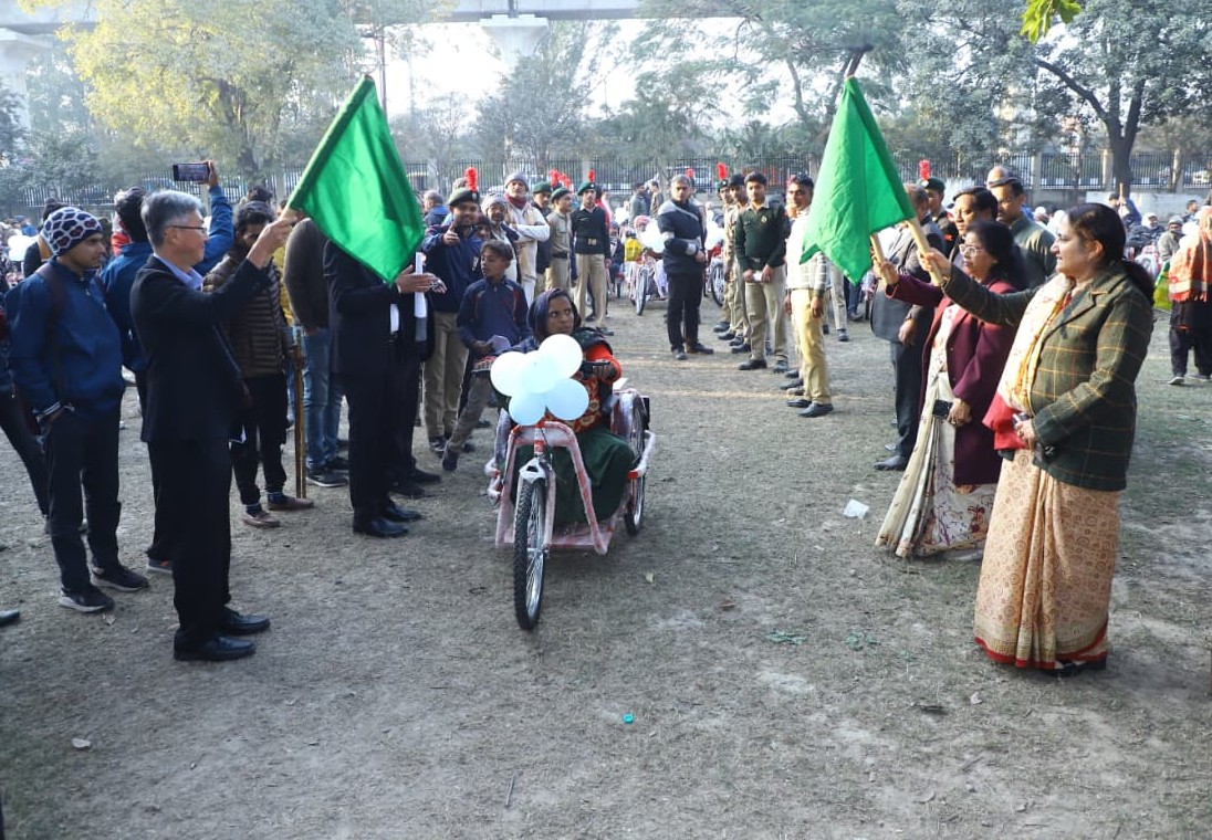 Assistive aids distribution drive in Meerut