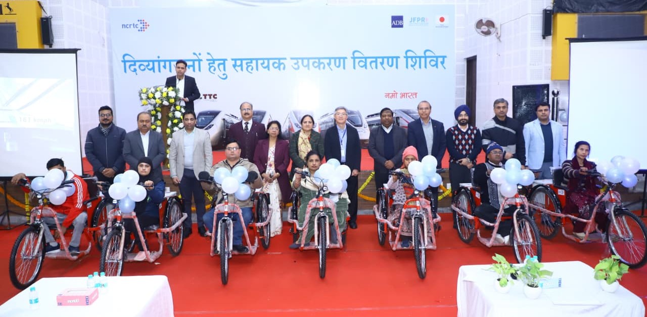 Assistive aids distribution drive in Meerut