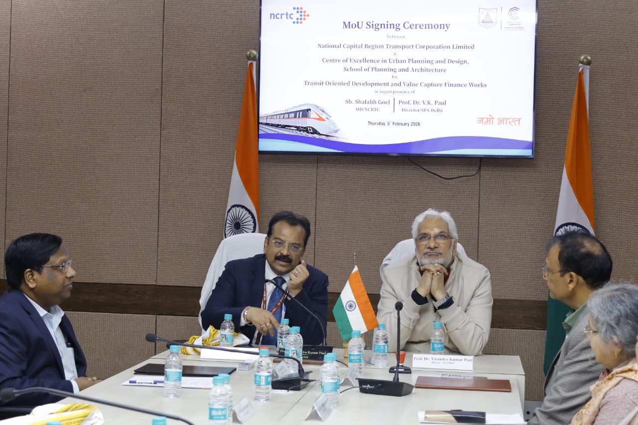 NCRTC partners with SPA Delhi to advance TOD