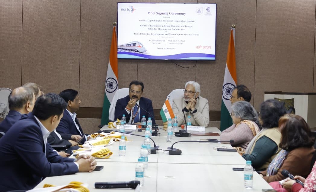NCRTC partners with SPA Delhi to advance TOD