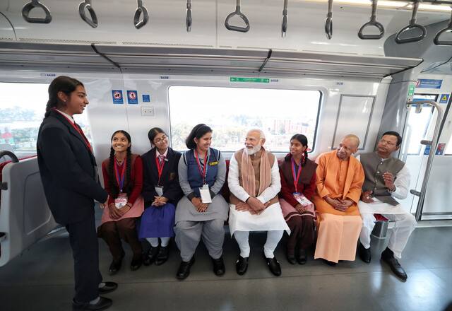 Hon’ble PM inaugurated balance sections of Namo Bharat corridor & Meerut Metro