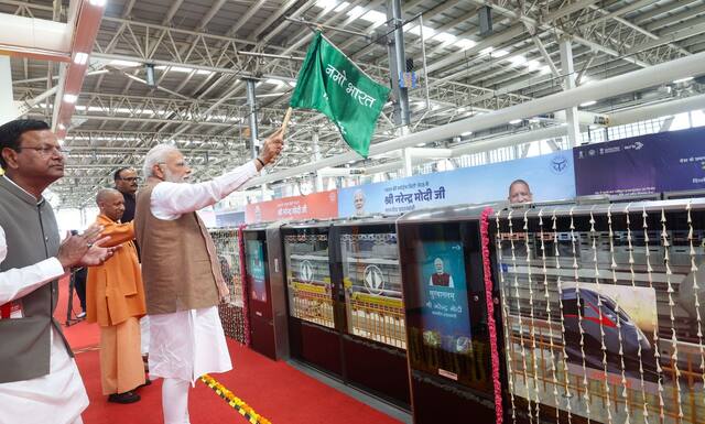 Hon’ble PM inaugurated balance sections of Namo Bharat corridor & Meerut Metro