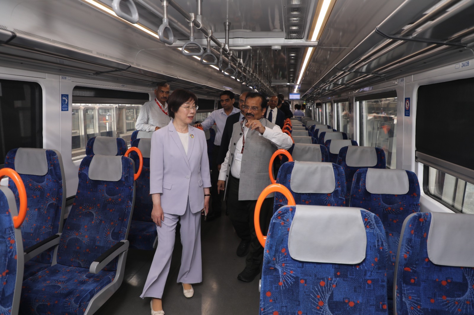 President of AIIB visits Namo Bharat corridor