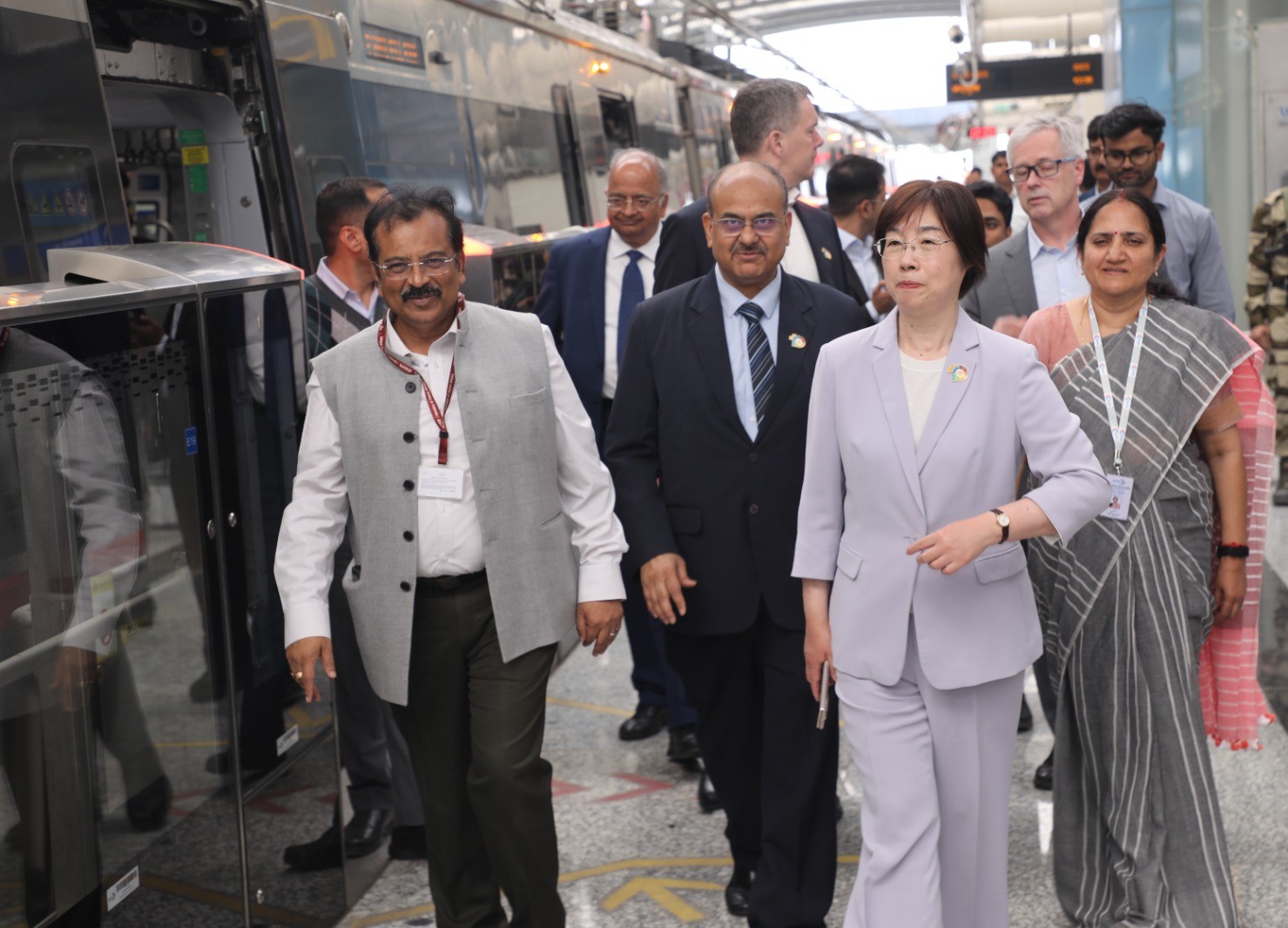 AIIB President visits Namo Bharat Corridor