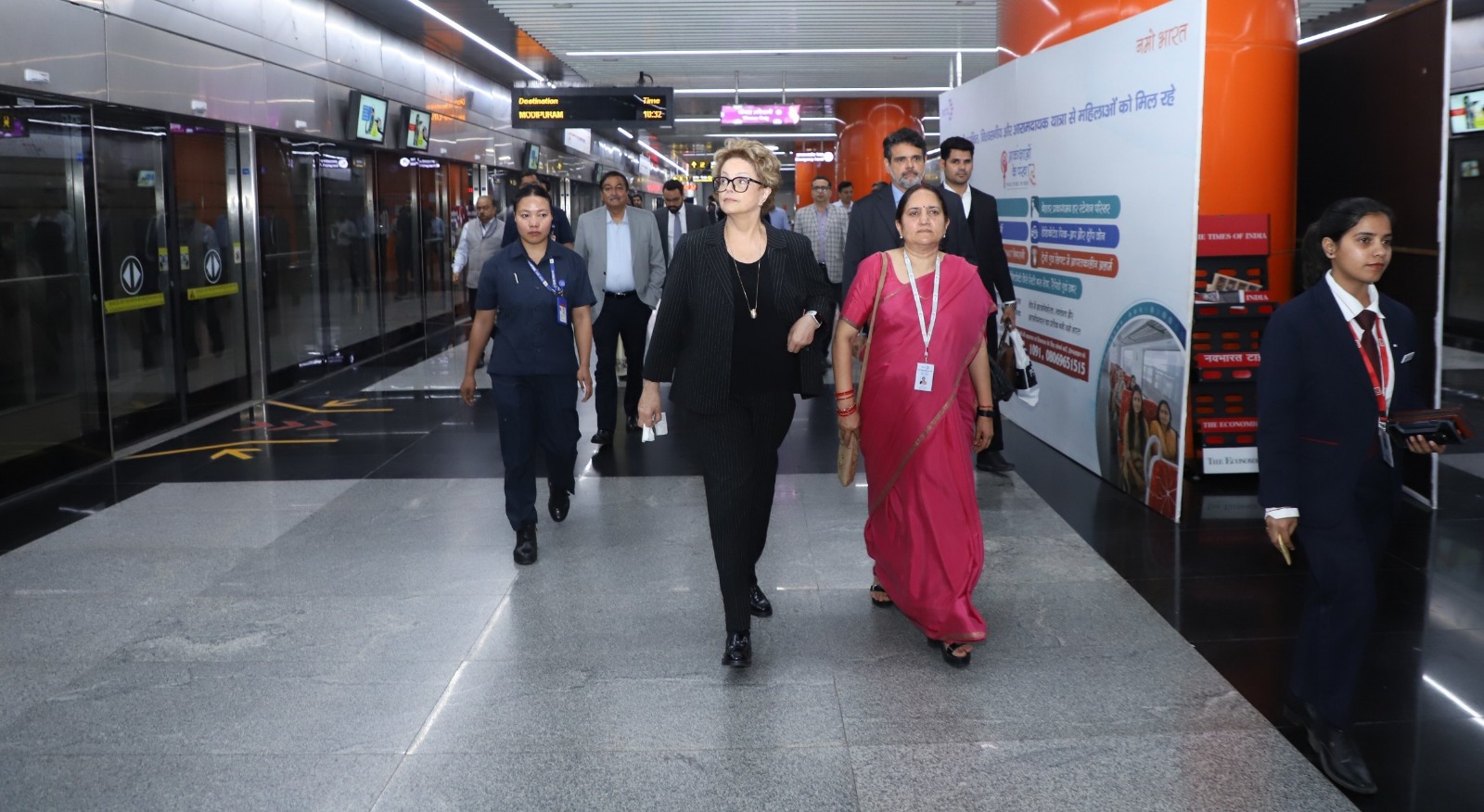 President of NDB visits Namo Bharat corridor