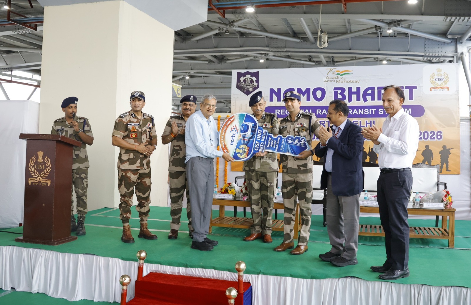 नमो भारत कॉरिडोर पर सीआईएसएफ तैनात