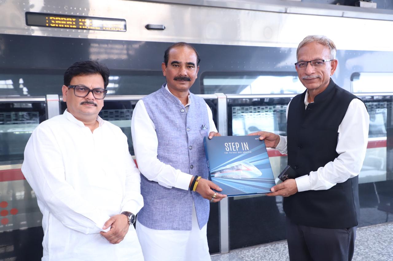 Hon’ble Minister of State for Road Transport & Highways visits Namo Bharat corridor