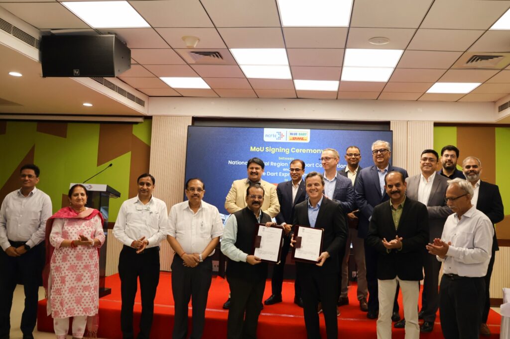 NCRTC signs MoU with Blue Dart Express Limited