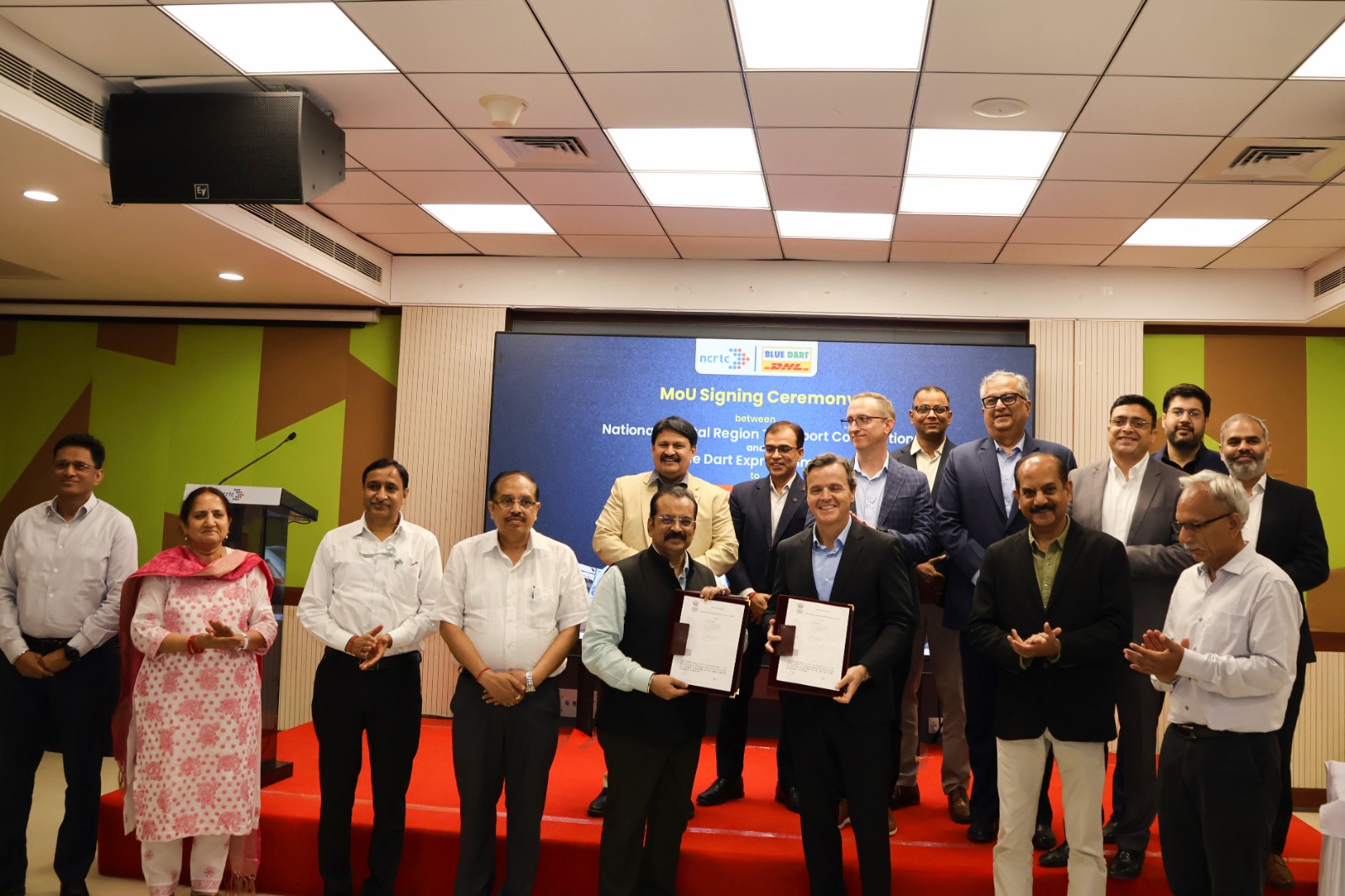 NCRTC signs MoU with Blue Dart Express Limited