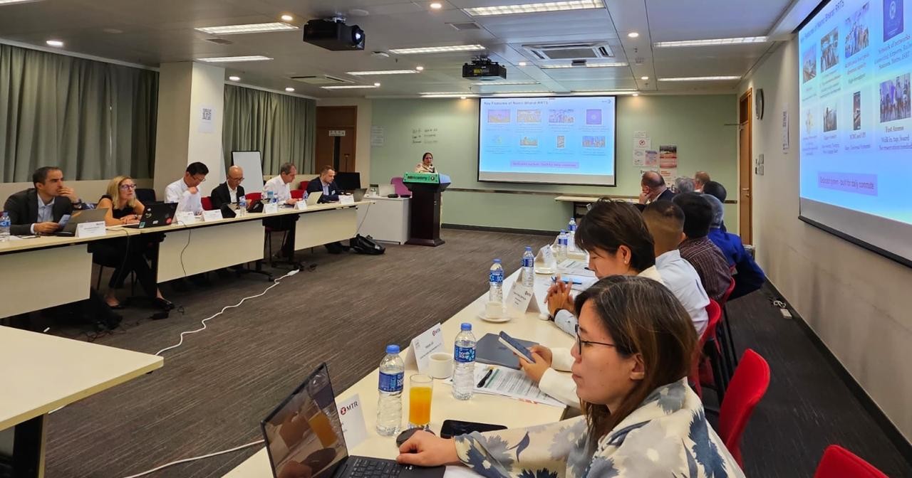 DF NCRTC addresses UITP meeting in Hong Kong